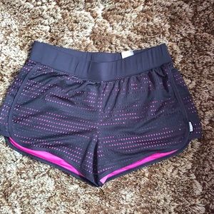 Women’s champion large black/pink athletic shorts